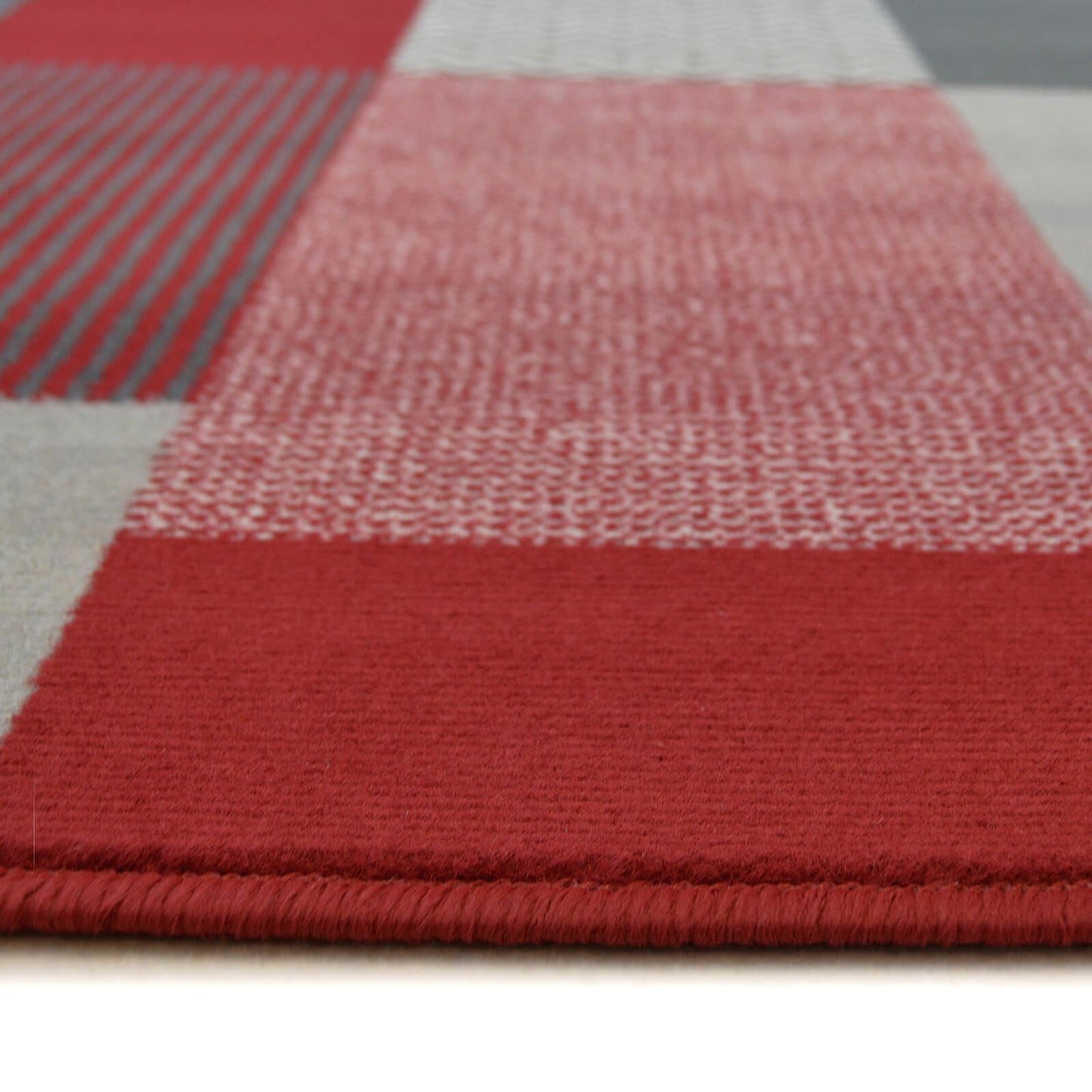 Maestro Montreal Red Blocks Rug