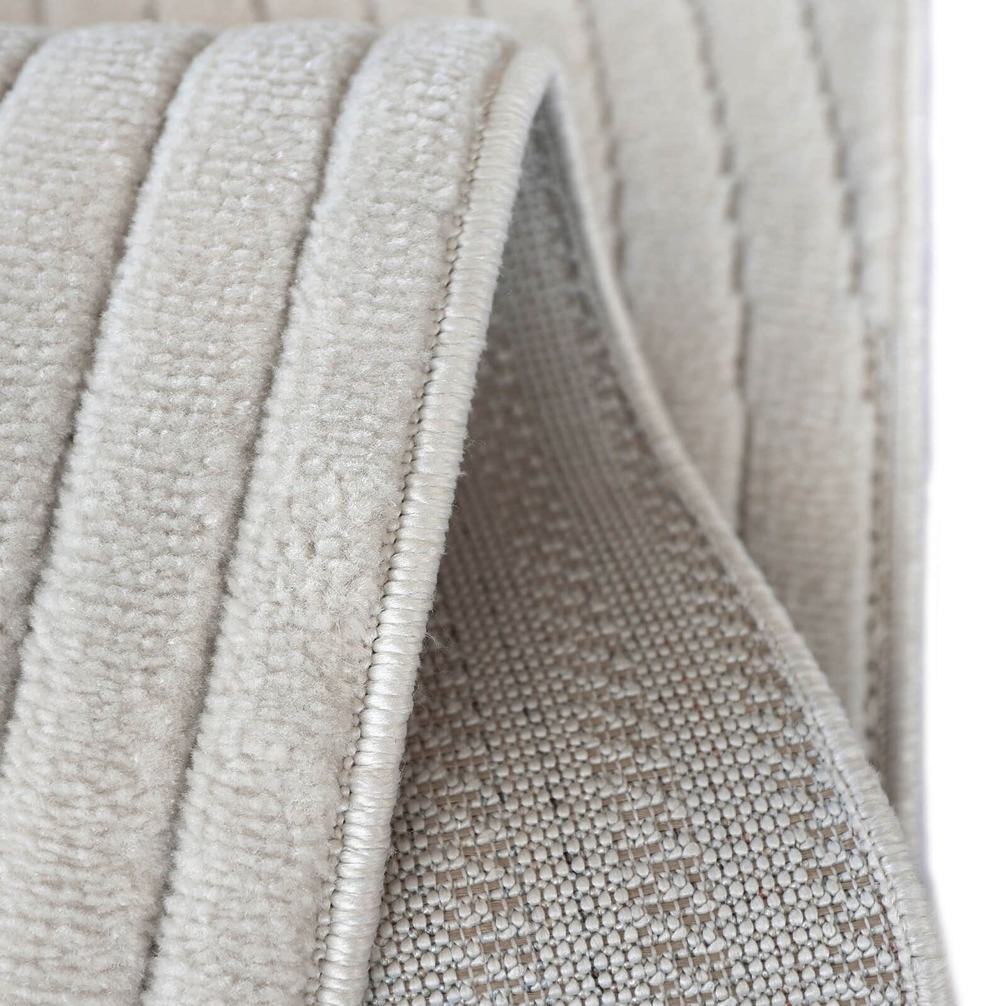 Malmo Knot White Contemporary Rug