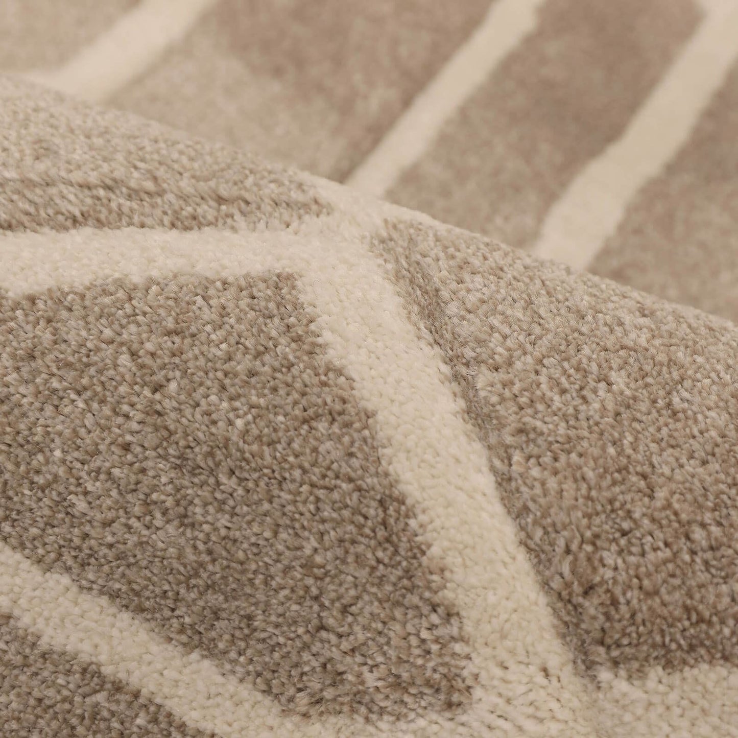 Newport Natural Lattice Rug