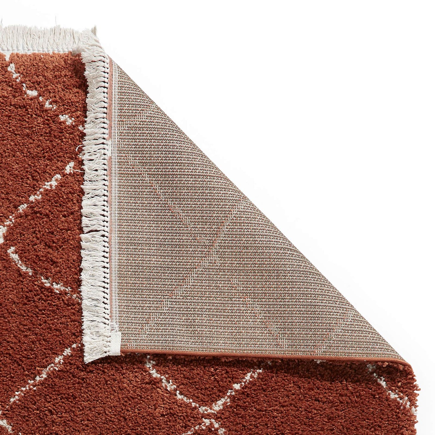 Boho 5413 Rust Berber Rug