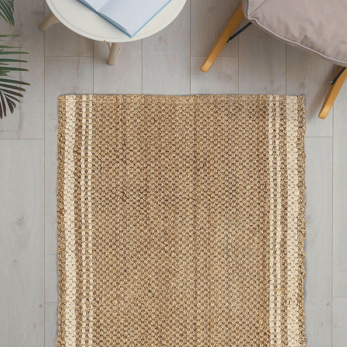 Jute Stripe Natural Rug