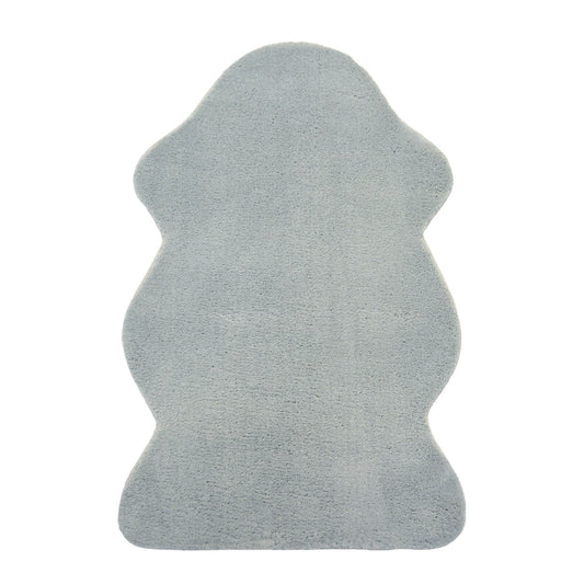 Royale Shape Grey Plain Rug - 055 X 085cm (Sheep Shape) (1ft 8" x 2ft 7")