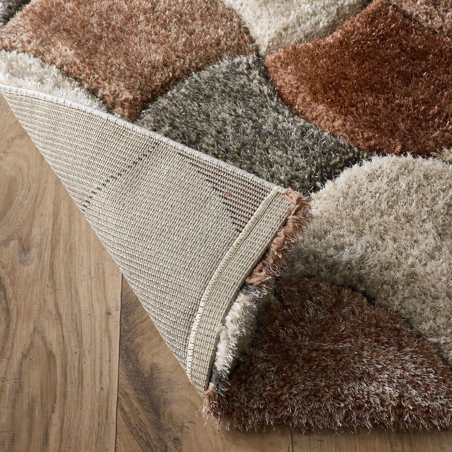 Origins 3D Scallop Ox Red Terracotta Rug