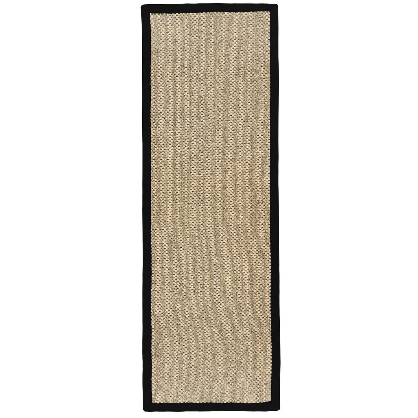 Origins Sisal Light Beige with Black Border 67x200