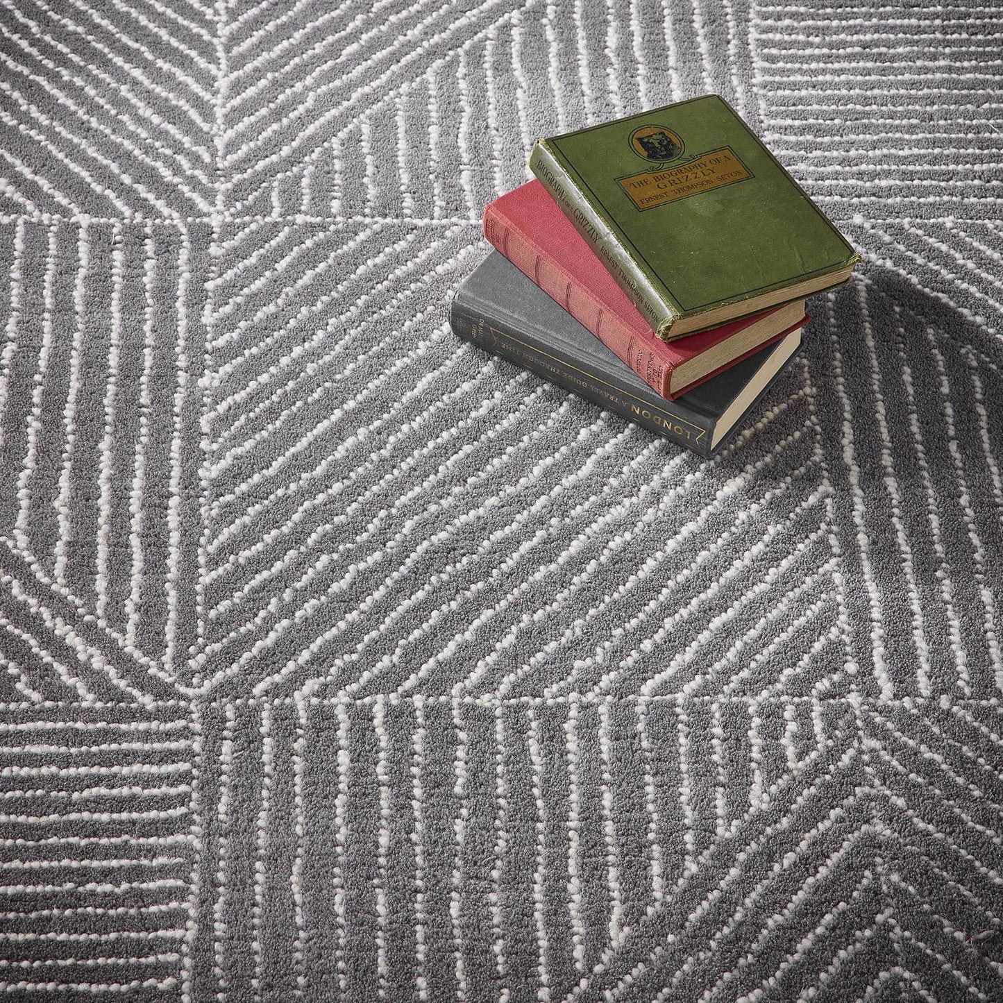 Origins Geometric Charcoal Rug