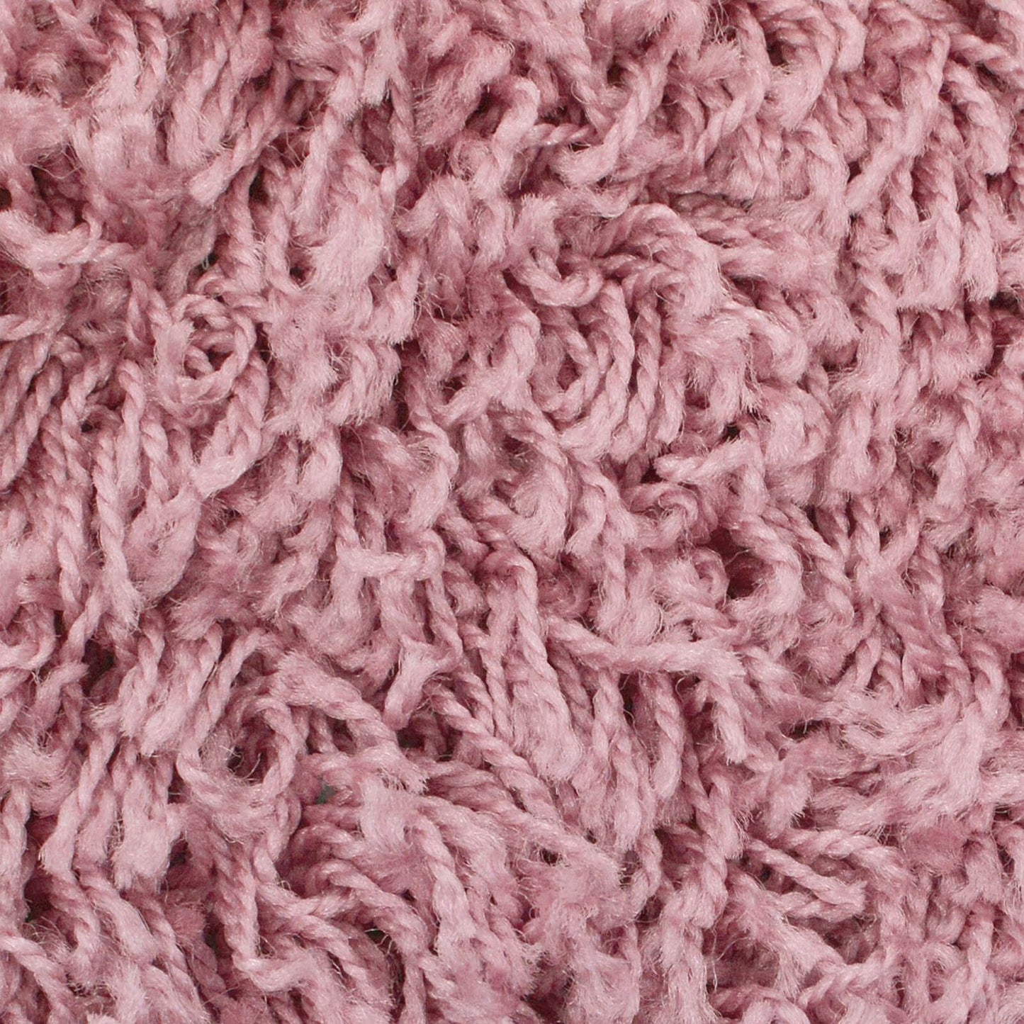 Jazz Shaggy Blush Pink Plain Rug