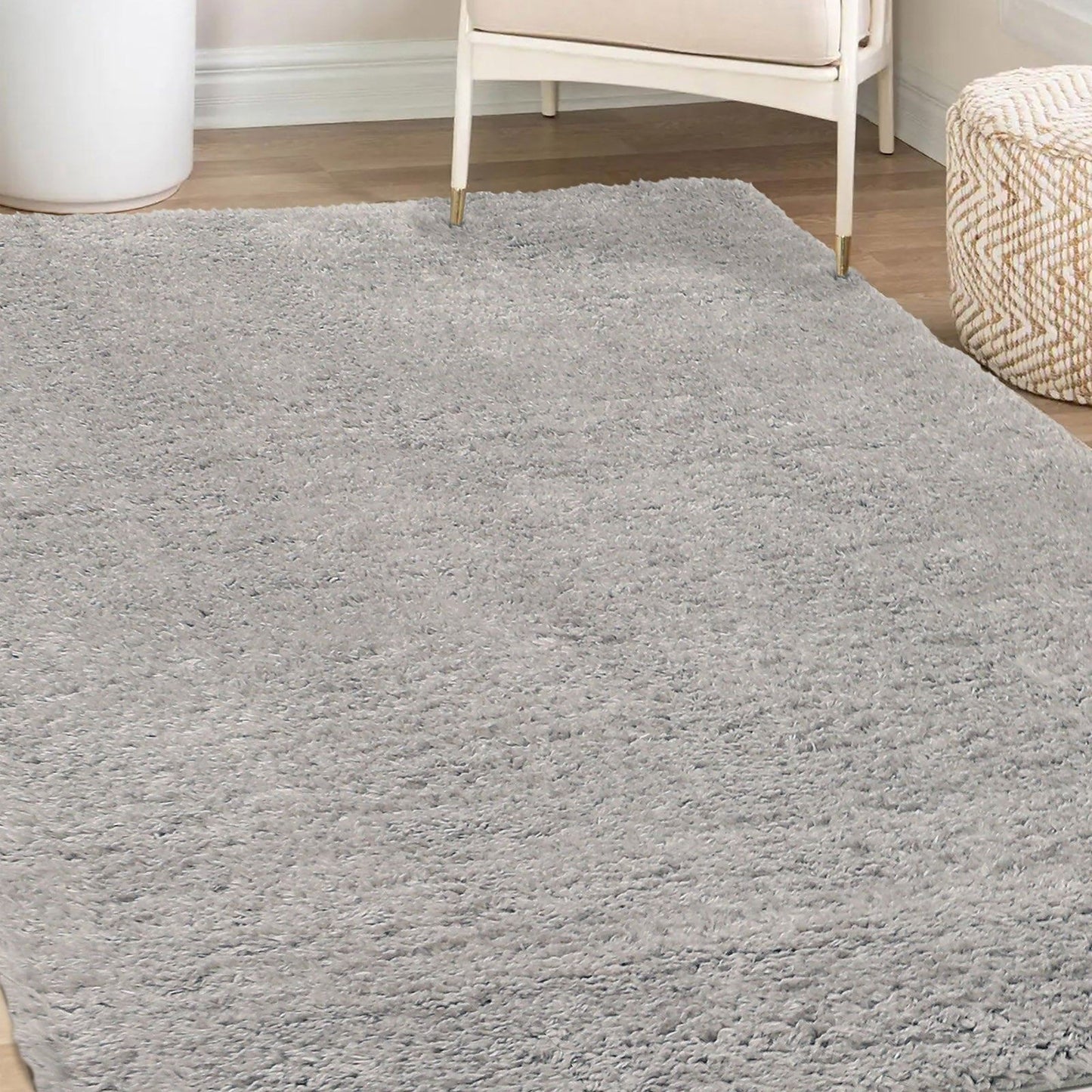 Lagom Silver Plain Rug