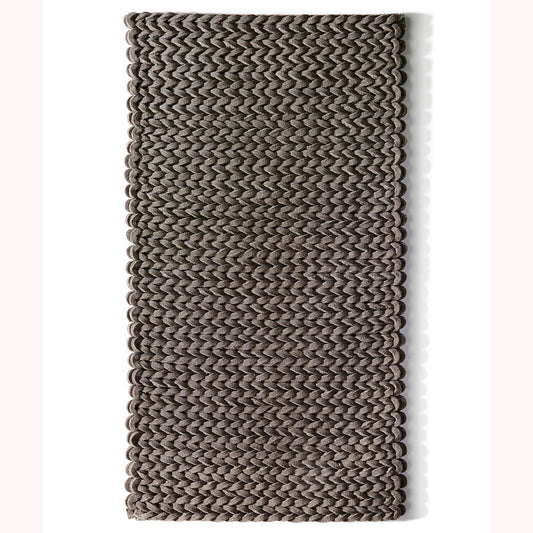 Contemporary Urbane Hand Woven Knitted Pile Modern Sepia Rugs 200X300Cm