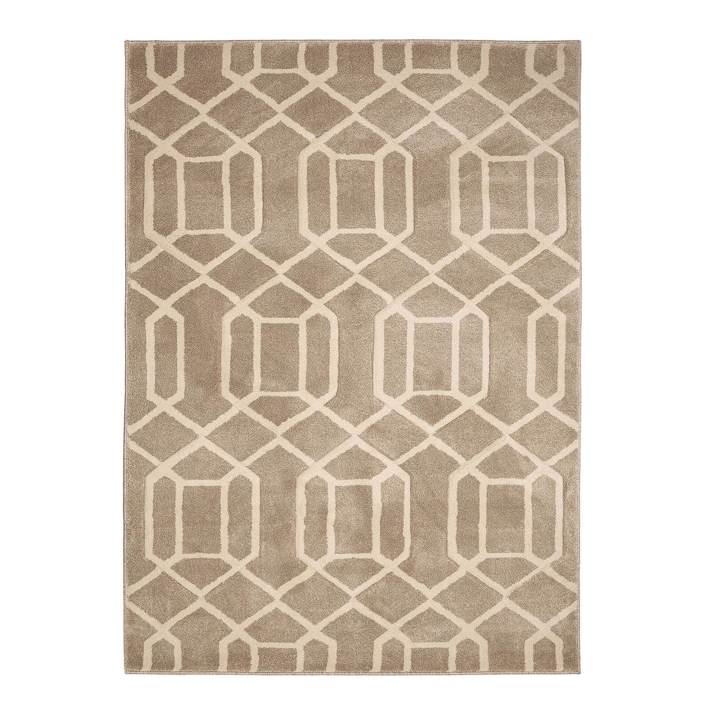 Newport Natural Lattice Rug