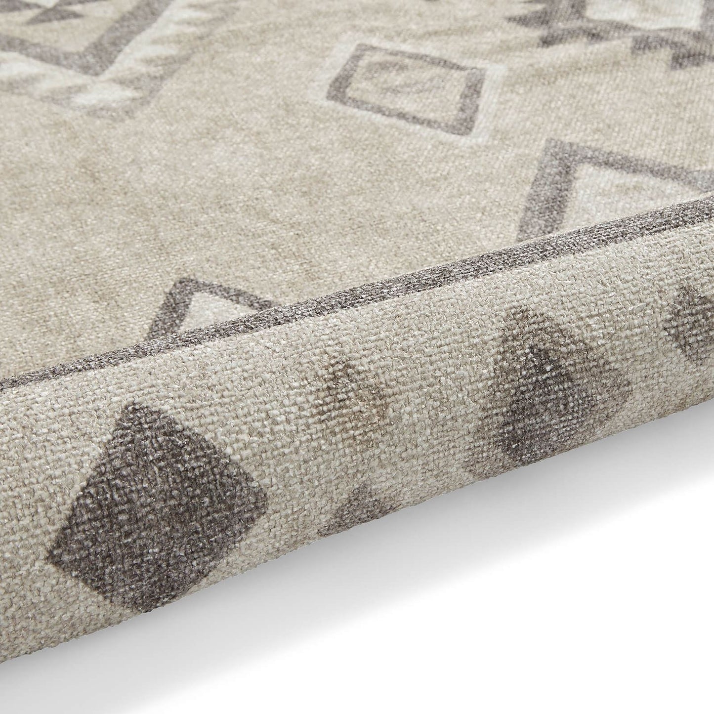 Whisper H1066 Beige Modern Washable Rug