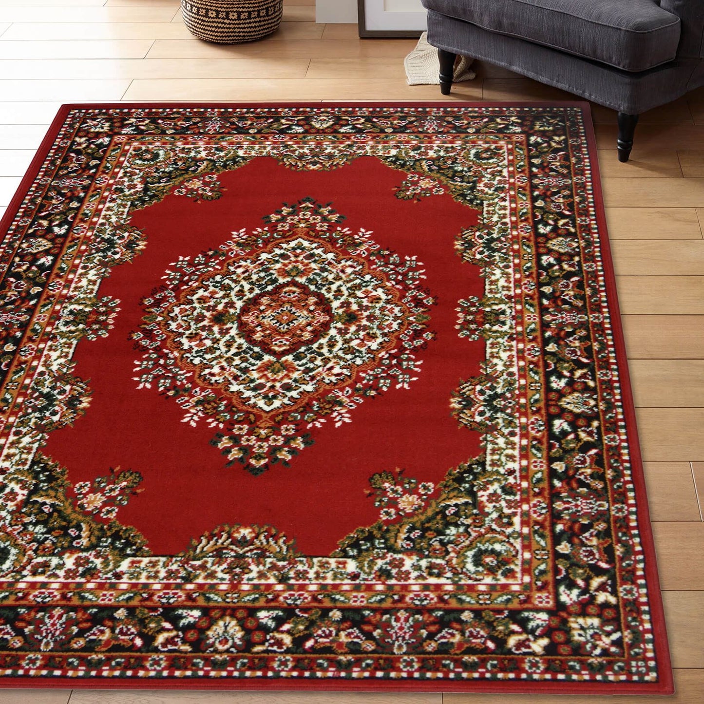 Maestro Red Traditional Rug