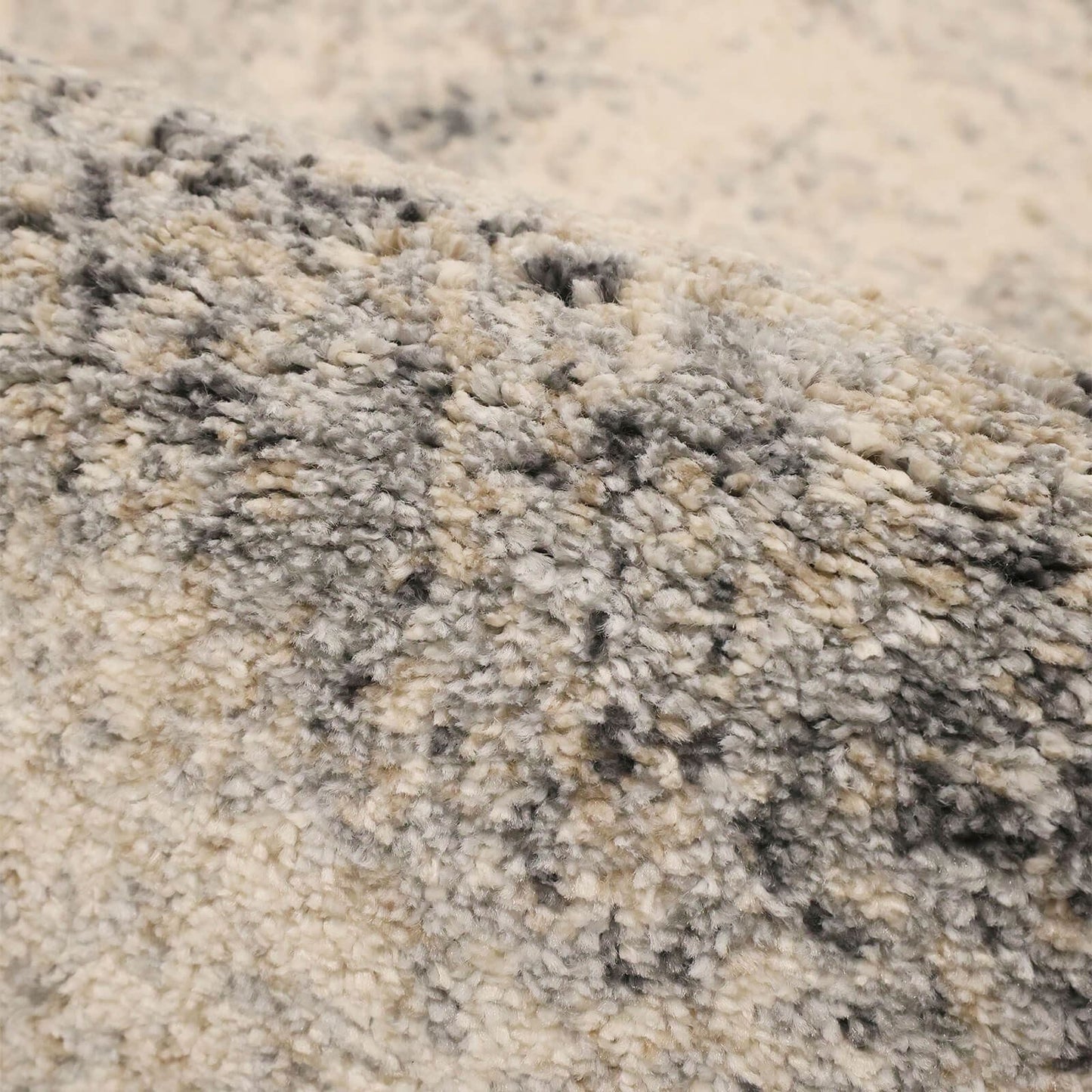 Freya Fusion Grey Semi Plain Rug