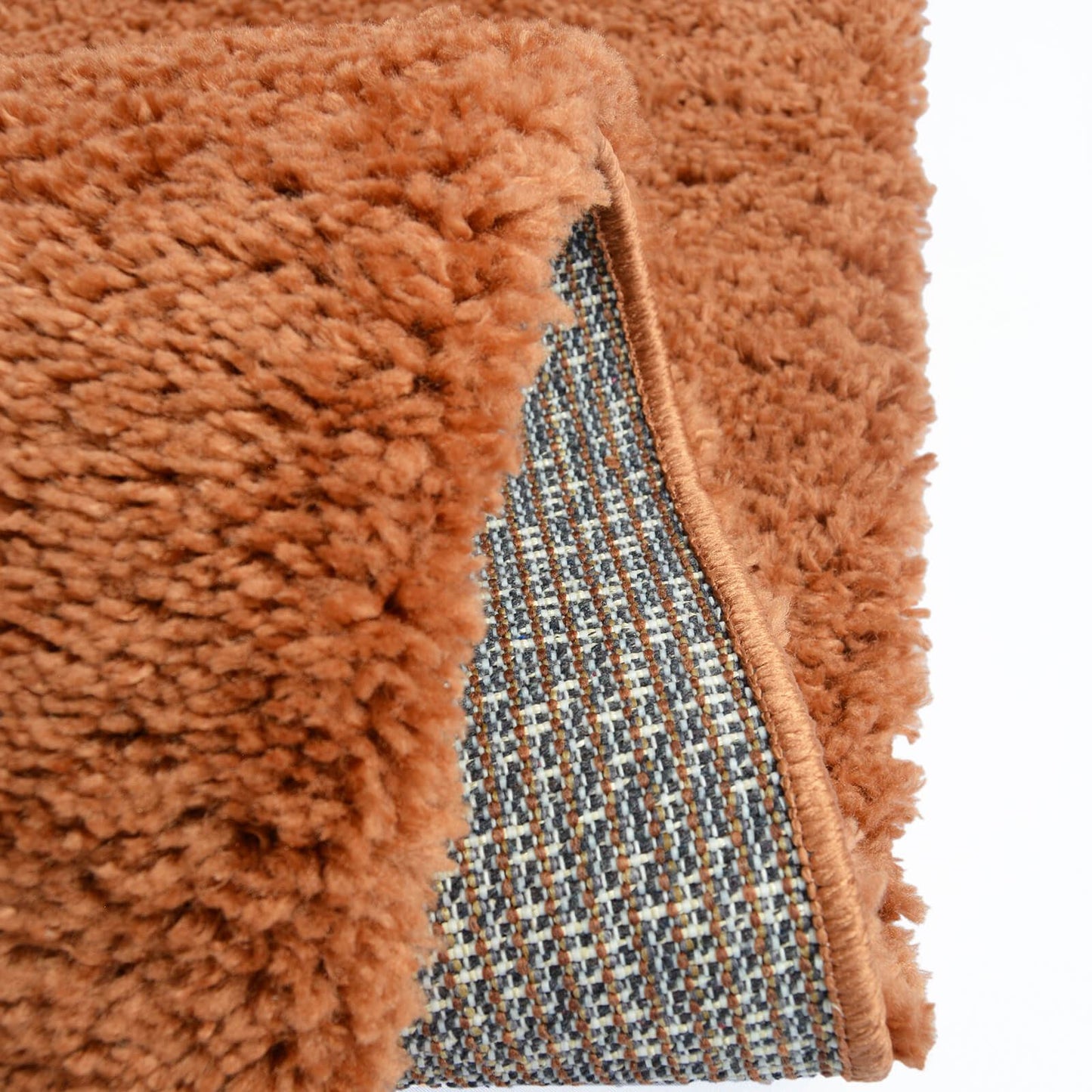Snug Terracotta Plain Rug