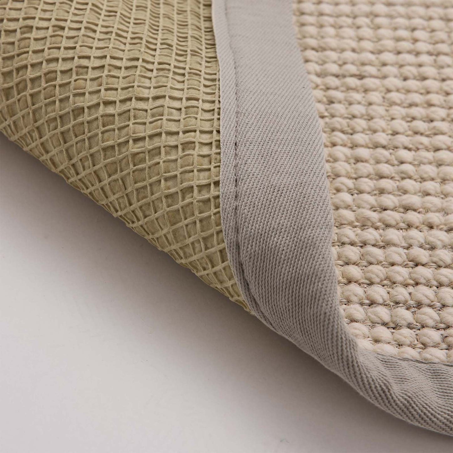 Origins Sisal Boucle with Soft Grey Border 67x200