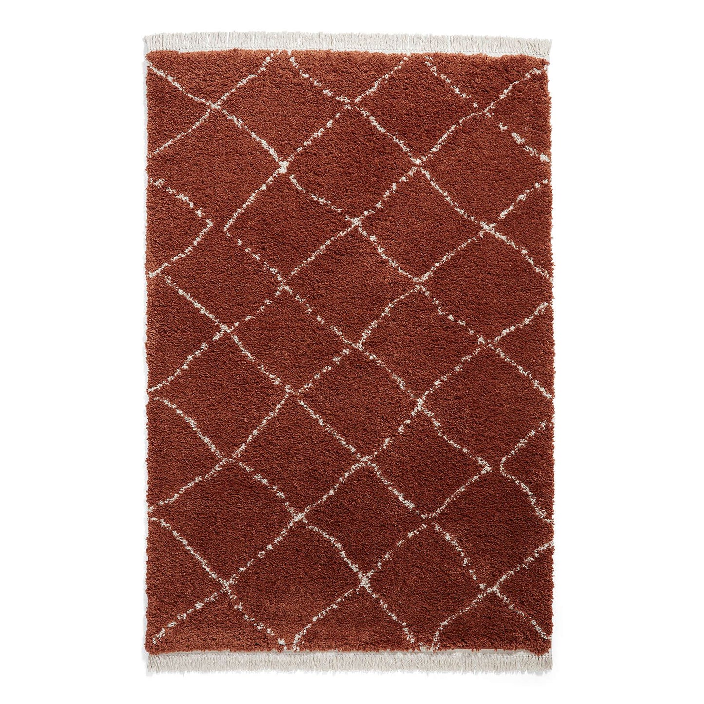 Boho 5413 Rust Berber Rug