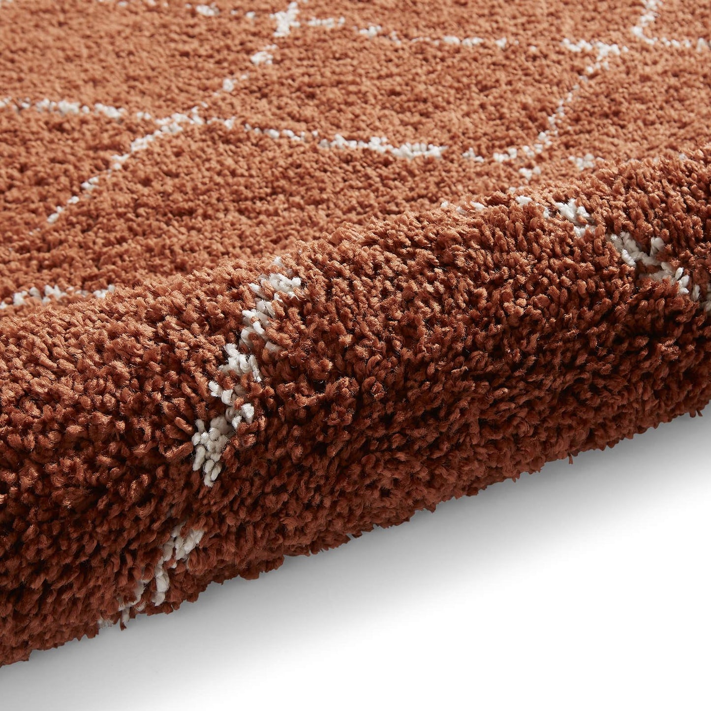 Boho 5413 Rust Berber Rug