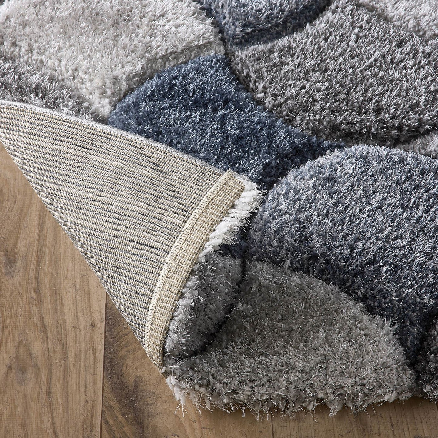 Origins 3D Scallop Navy Rug