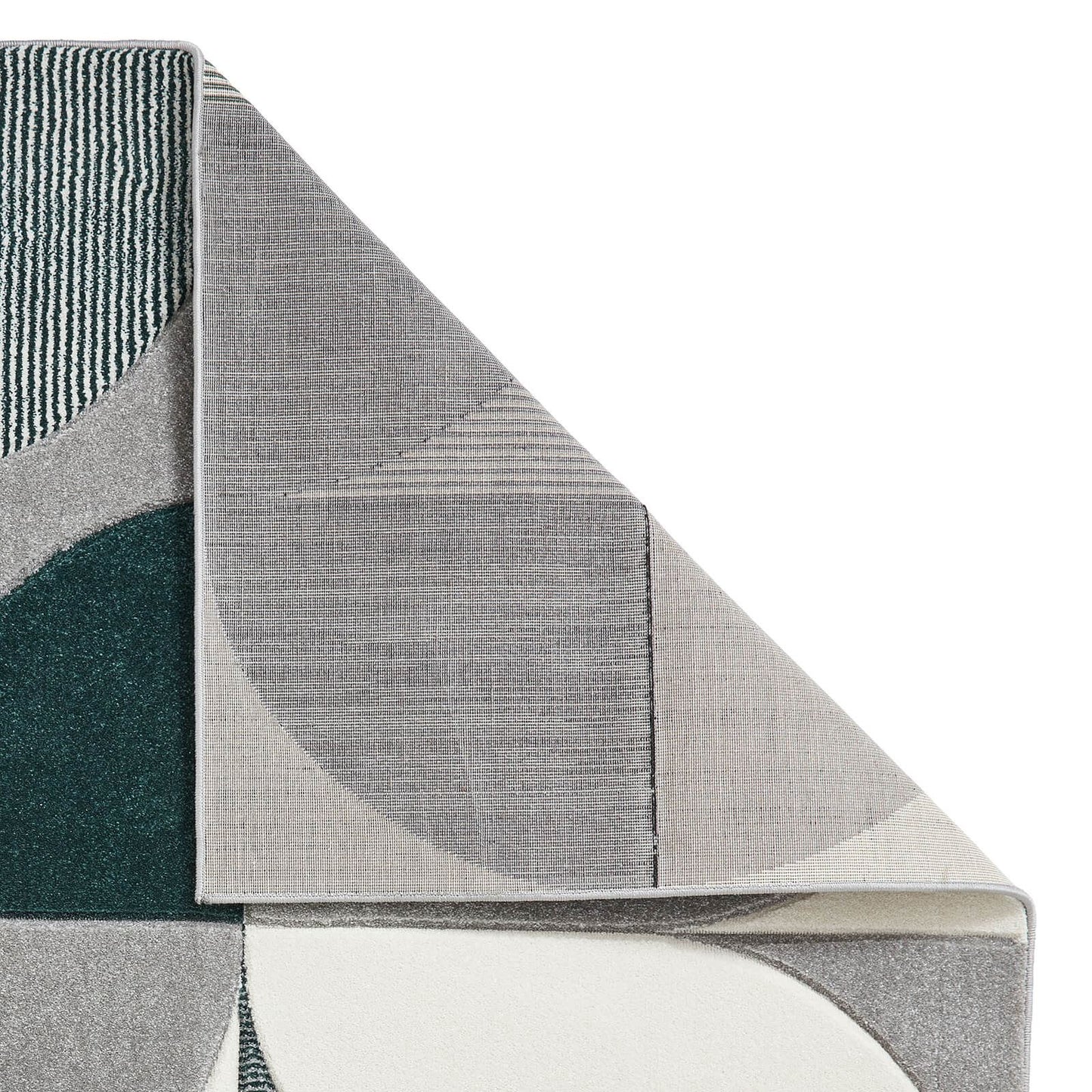Matrix MT63 Grey/Green Modern Rug