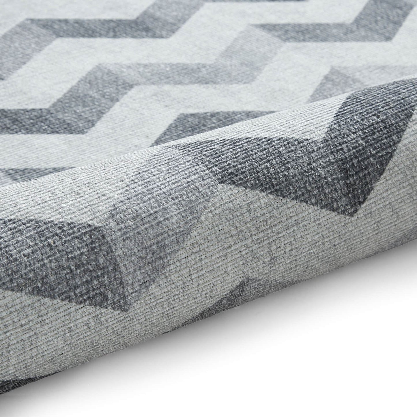 Coral H1059 Grey Modern Washable Rug