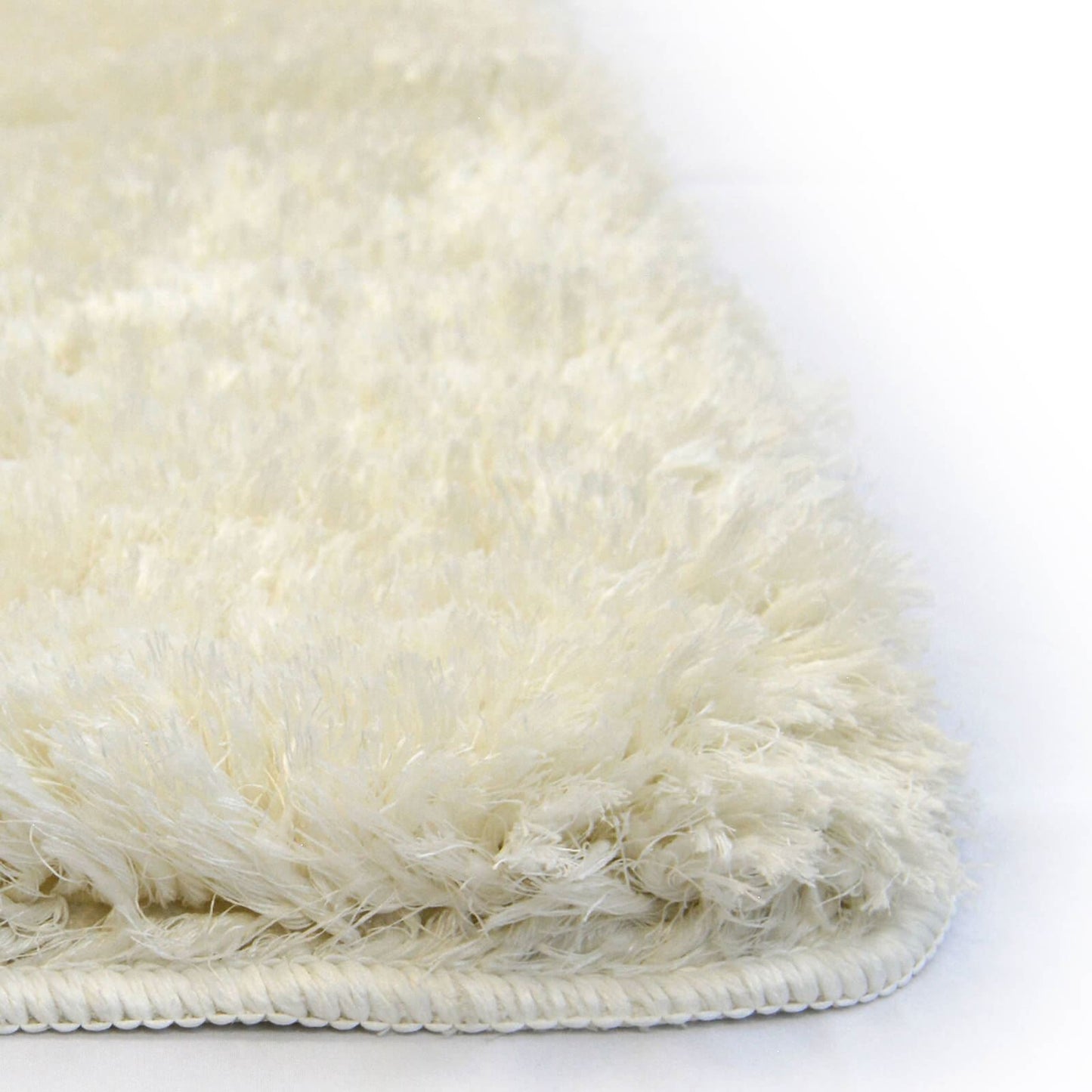 Soft Washable Cosy Ivory Plain Rug