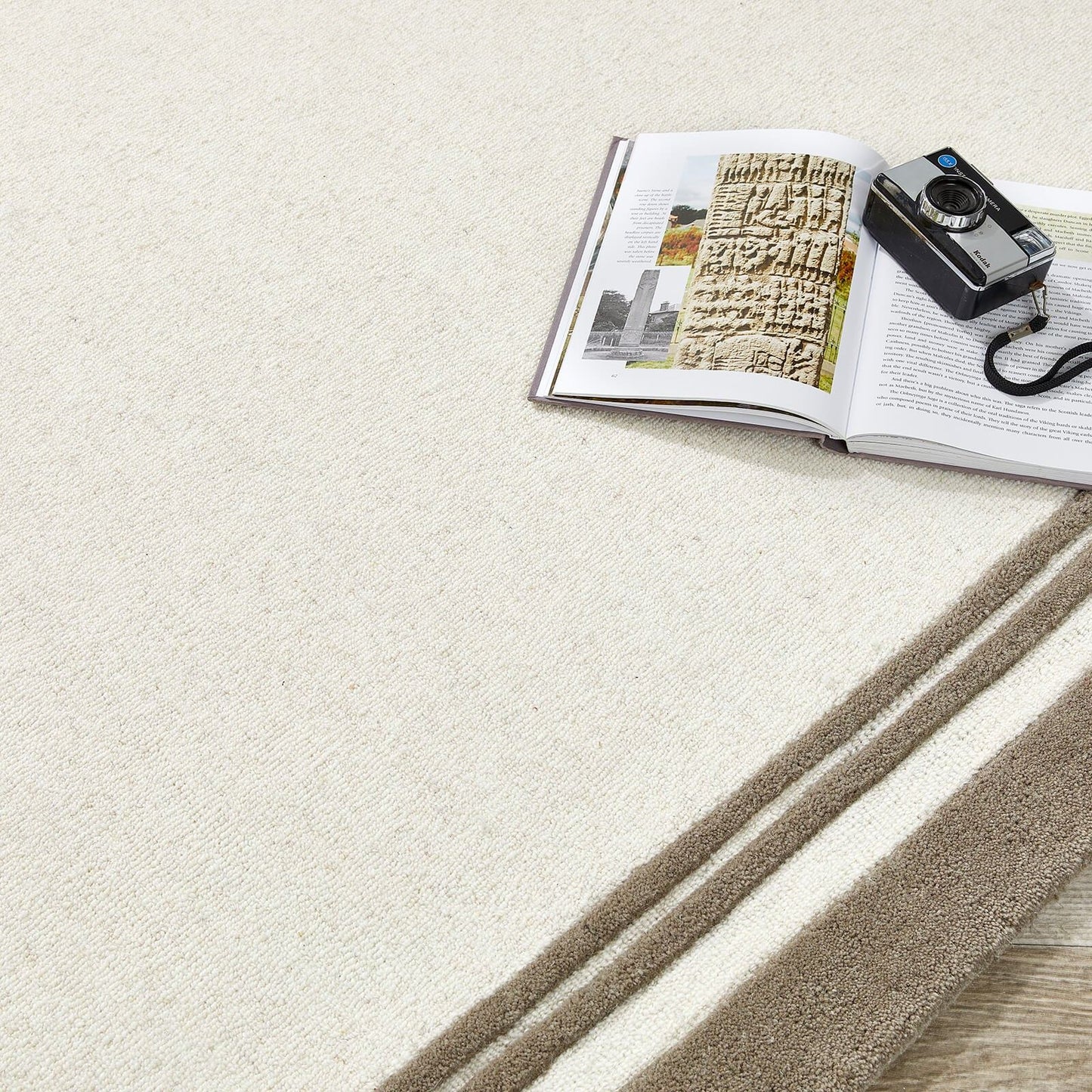 Piper Taupe Plain Rugs