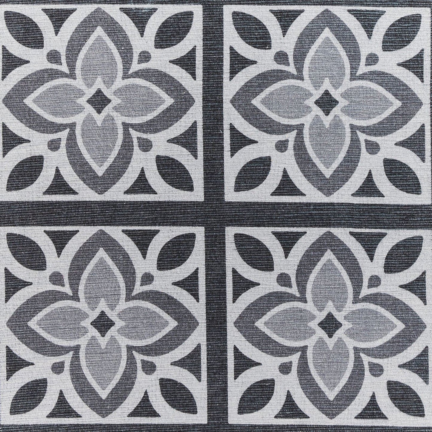 Victoria H1191 Grey/Yellow Washable Rug - 75 x 230cm Hall Runner