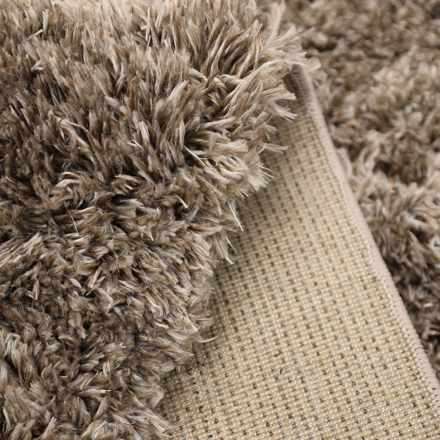 Lagom Brown Plain Rug