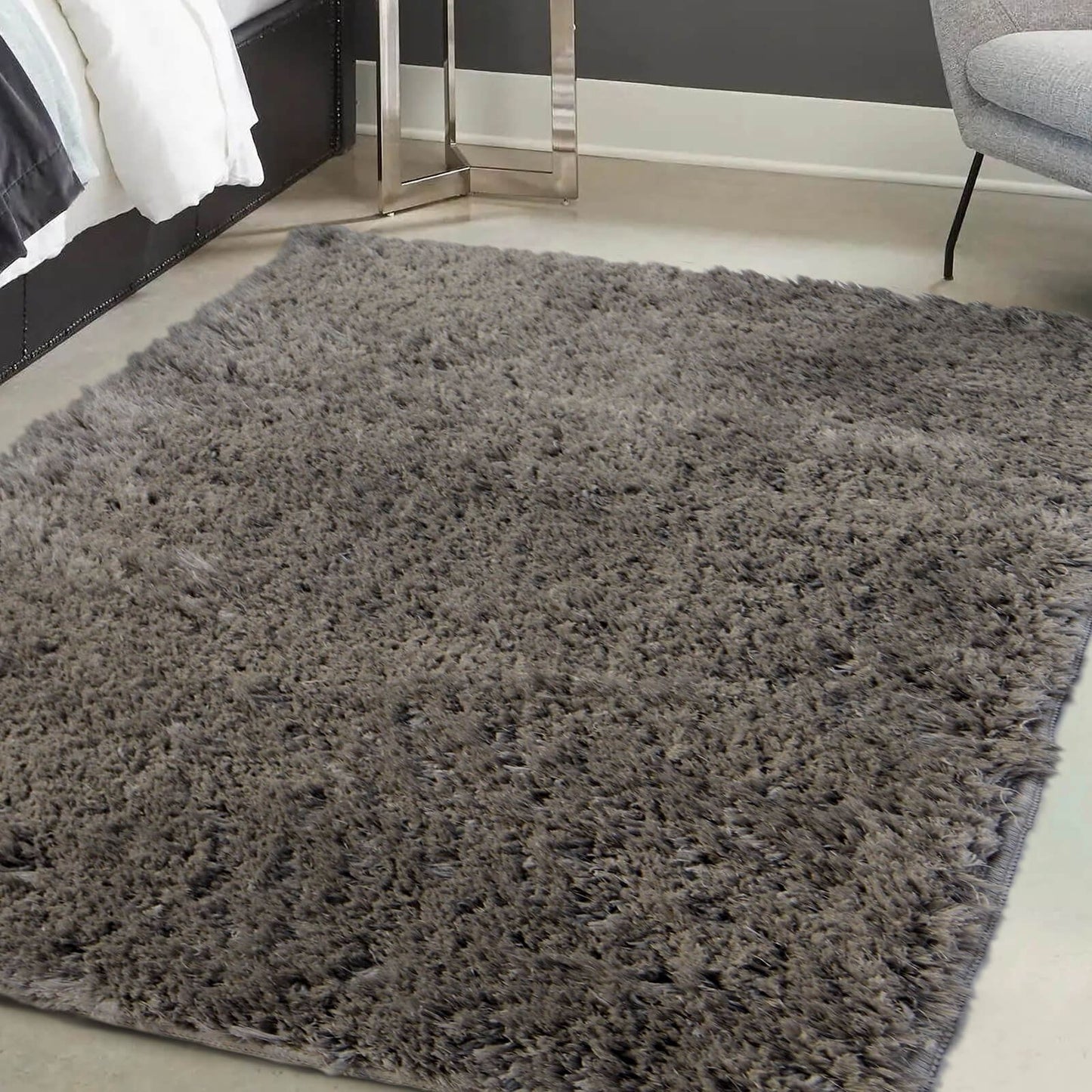 Soft Washable Cosy Champagne Plain Rug
