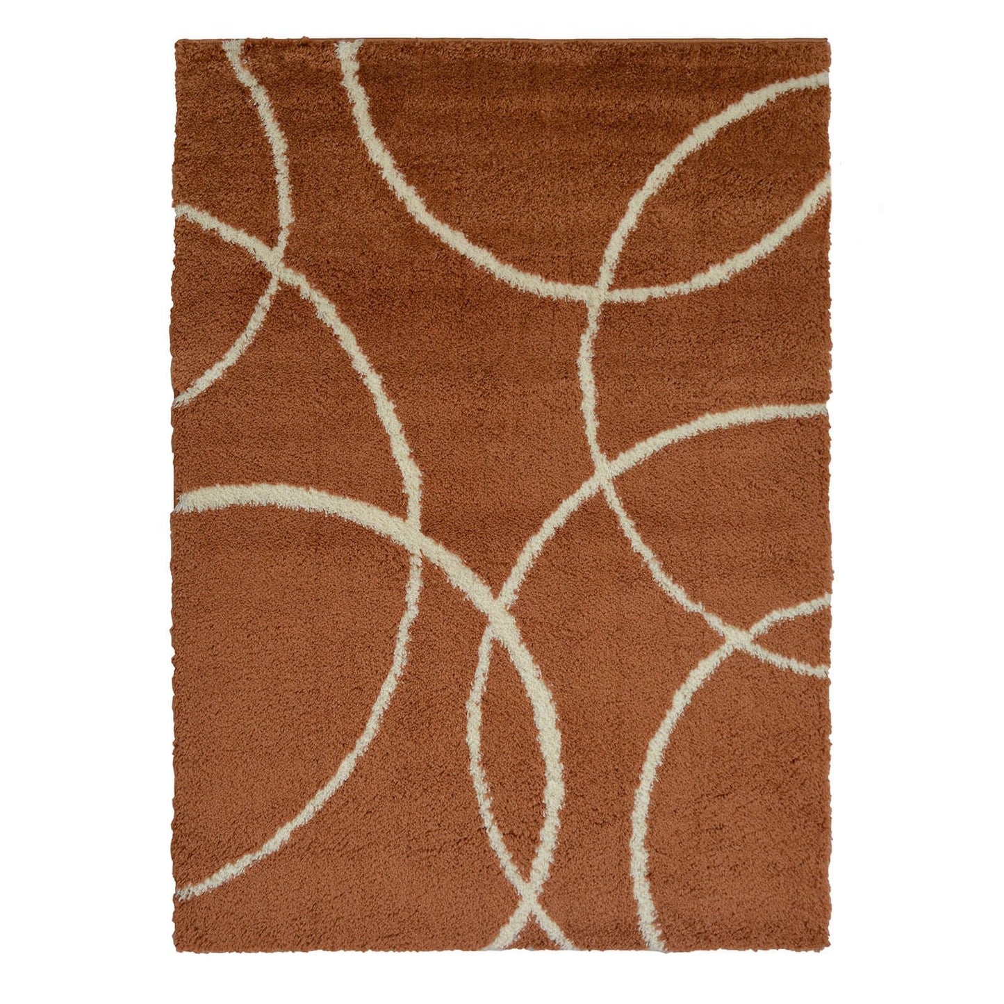 Snug Terracotta Bubbles Rug