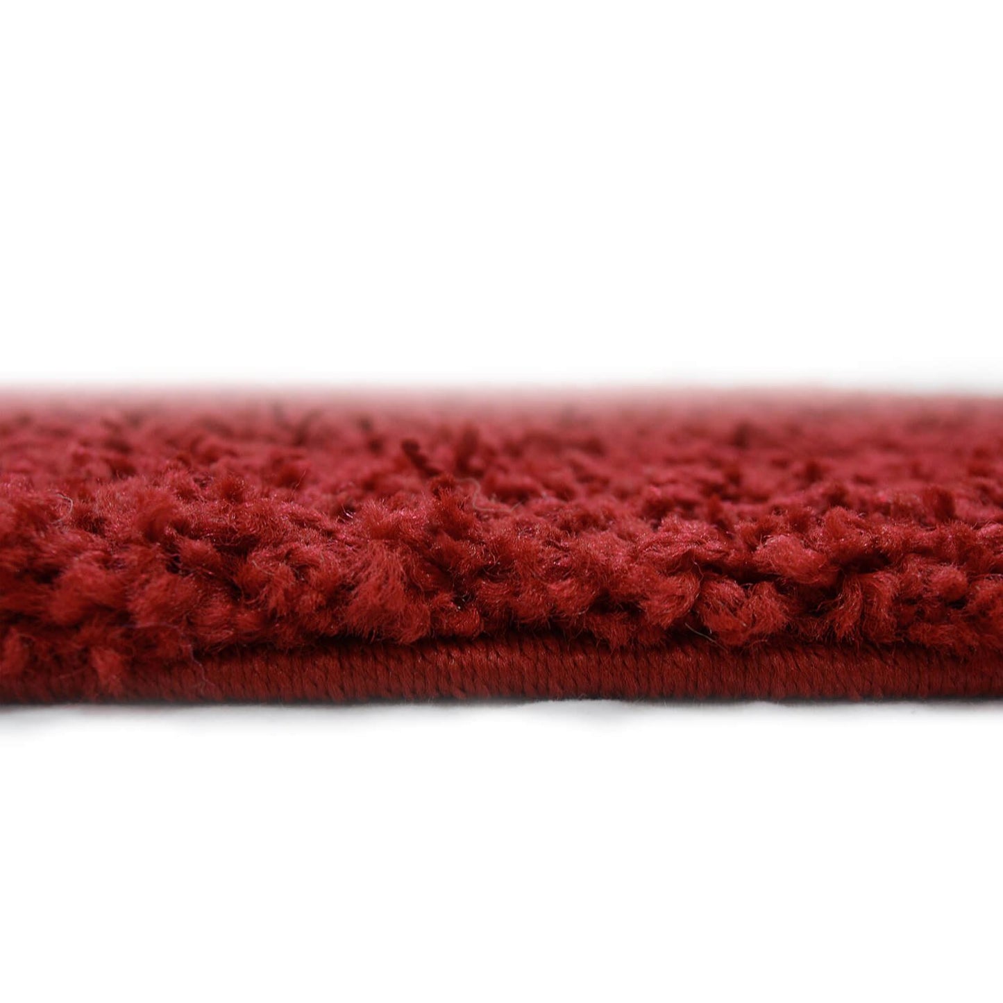 Jazz Shaggy Red Plain Rug