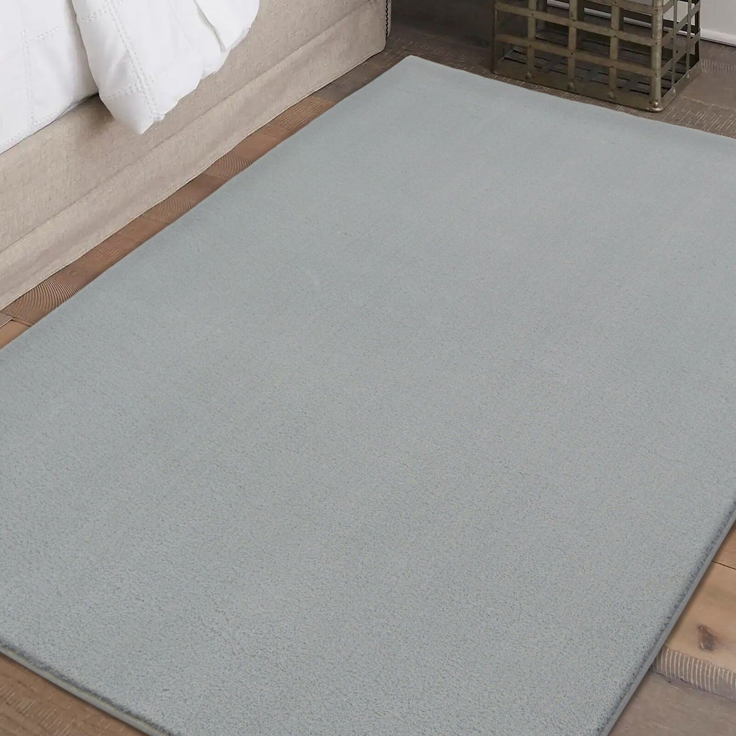 Royale Rug Grey Plain Rug
