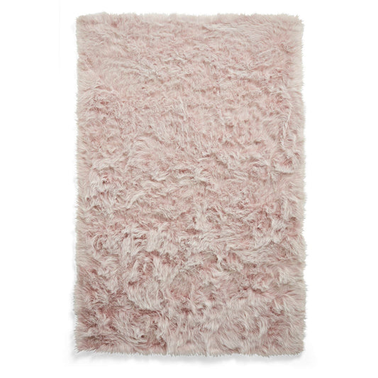 Polar Plush Rose Soft Shaggy Rug - 160 x 220cm (5ft 3" x 7ft 3")
