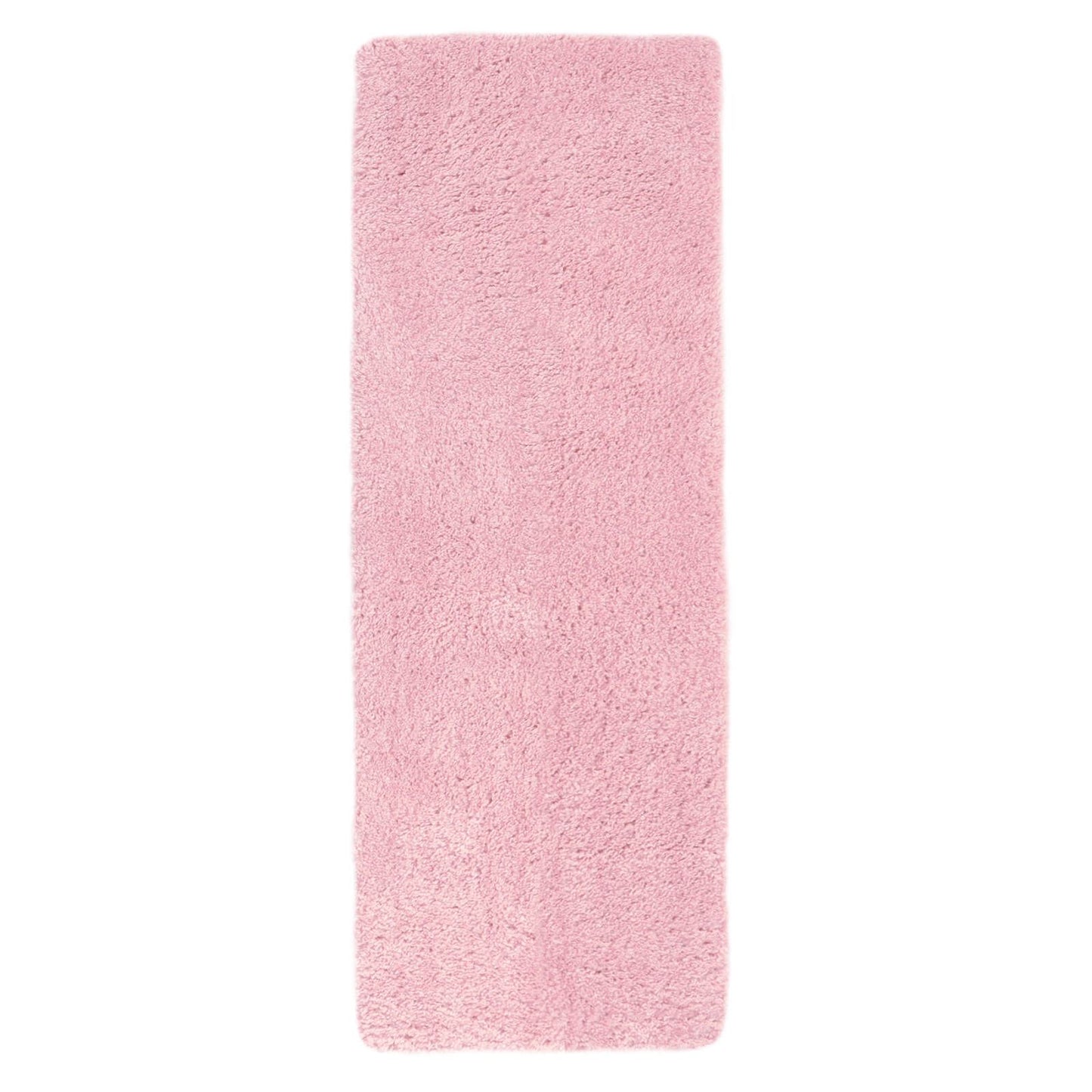 Snug Pink Plain Rug
