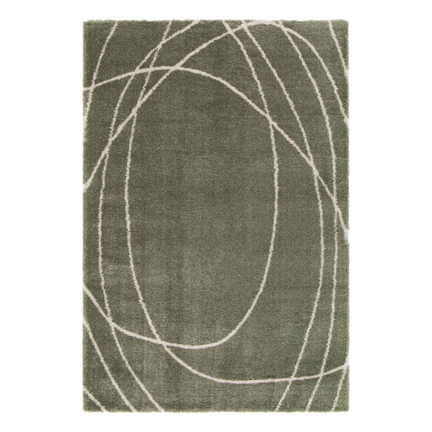 Halo Squiggle Sage Swirl Rug