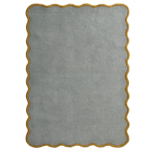 Origins Scalloped Elsie Duck Egg/Ochre Rug