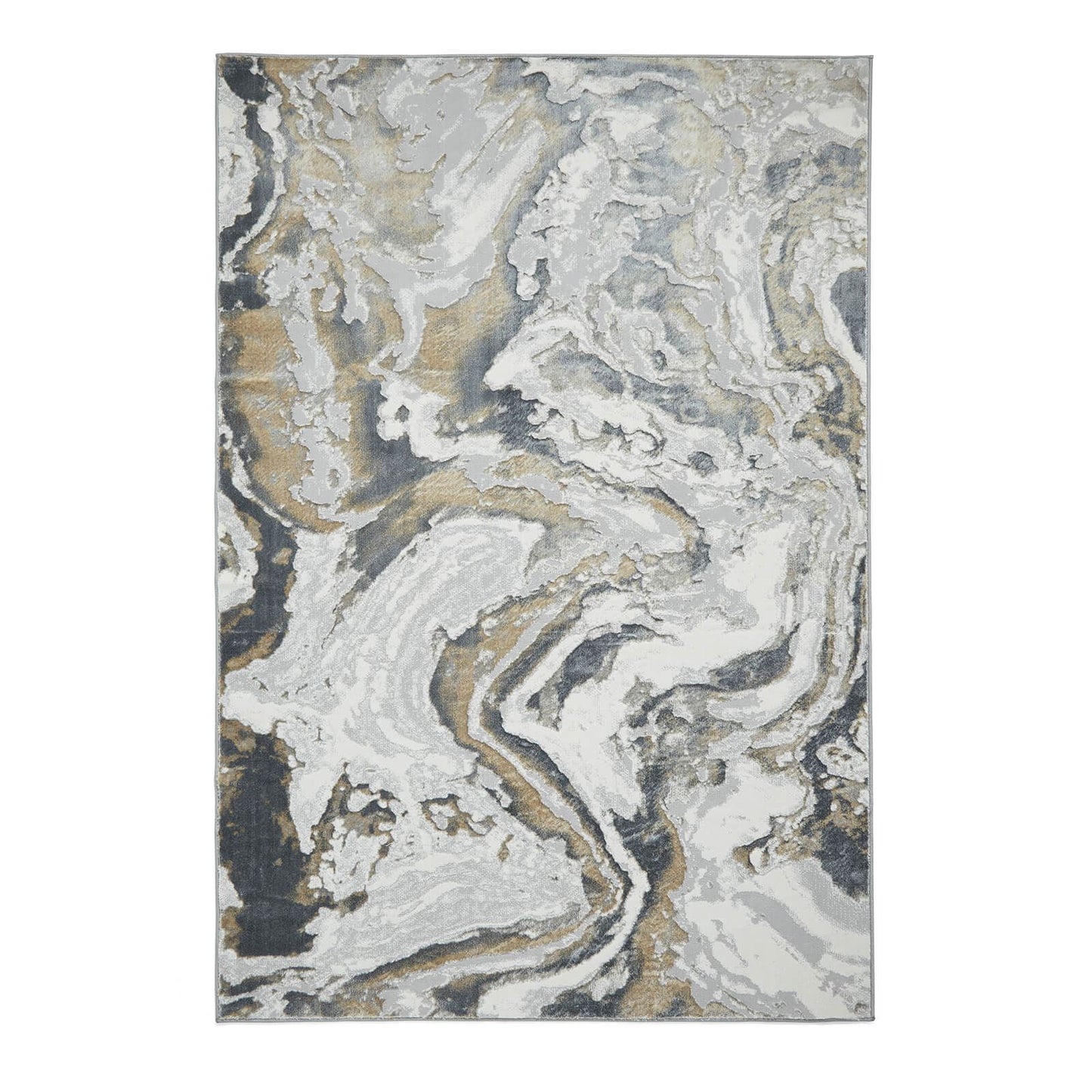 Tidal TL837 Silver/Beige Modern Abstract Rug