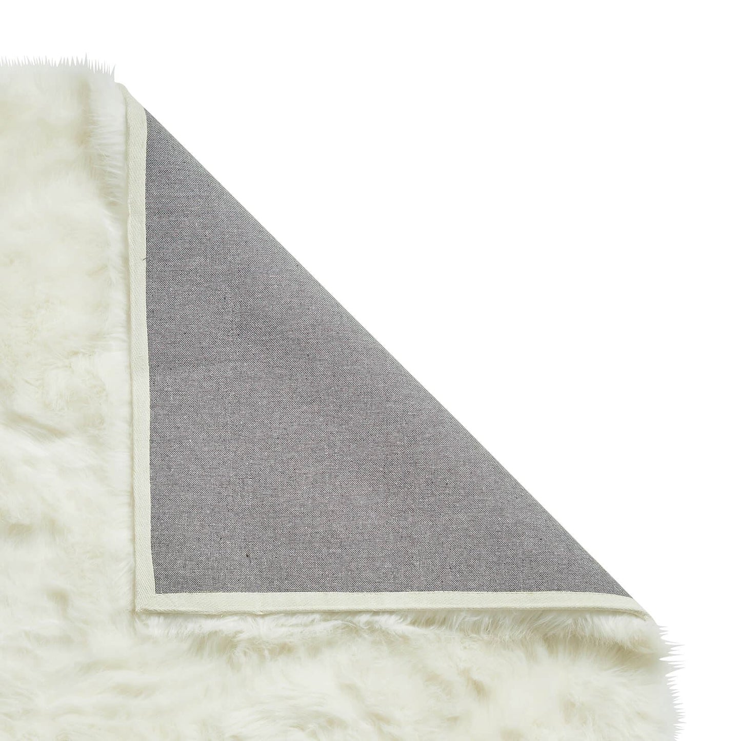 Polar Plush Ivory Soft Shaggy Rug - 160 x 220cm (5ft 3" x 7ft 3")