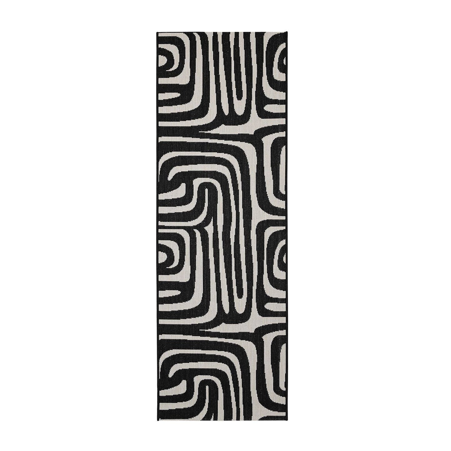 County Zebra Black Animal Rug