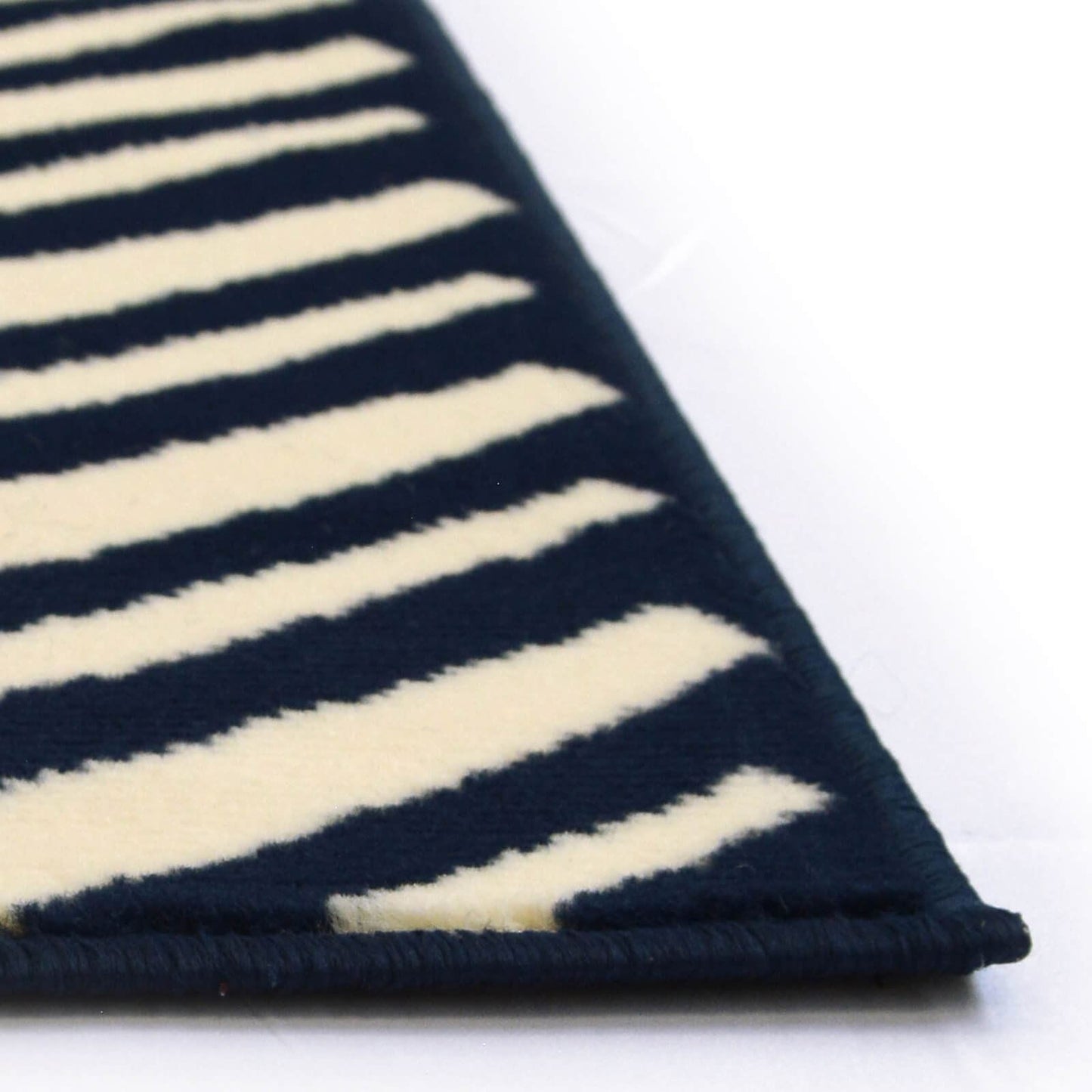 Maestro Herringbone Navy Contemporary Rug