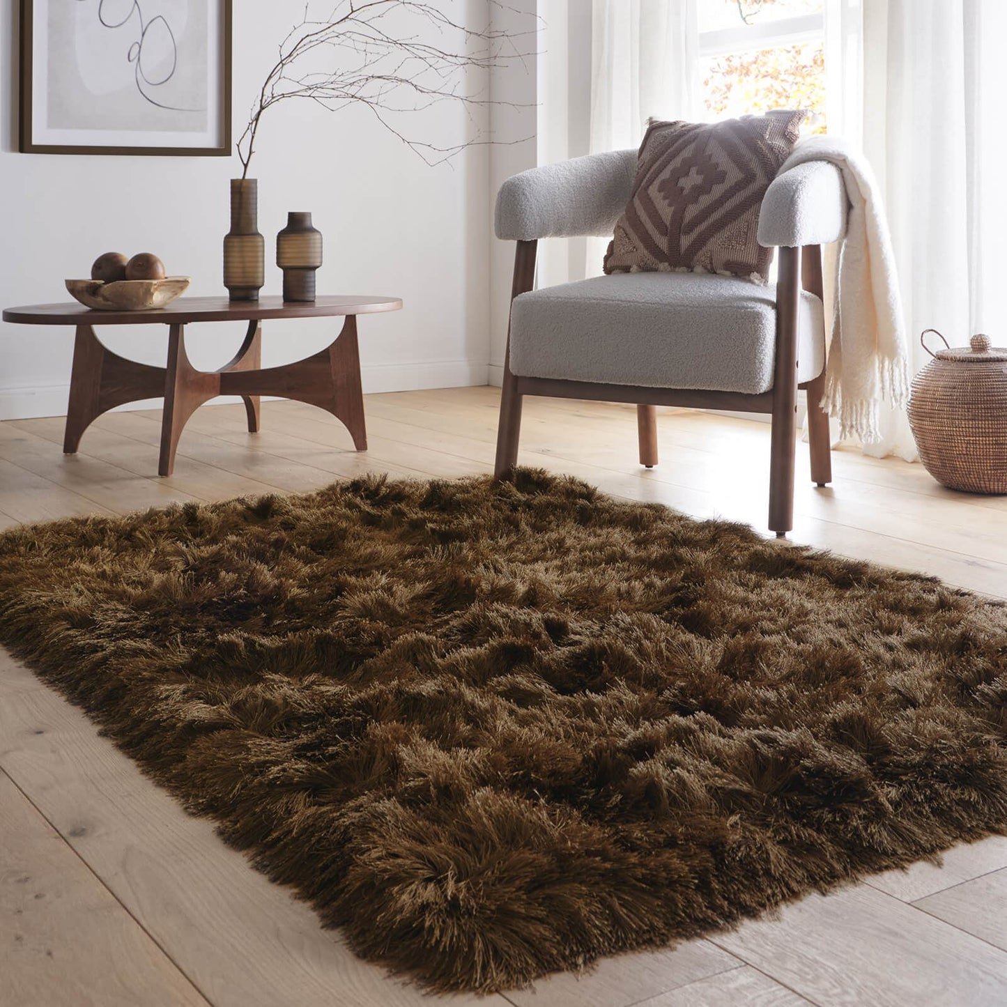 Origins Glamour Deluxe Mocha Rug