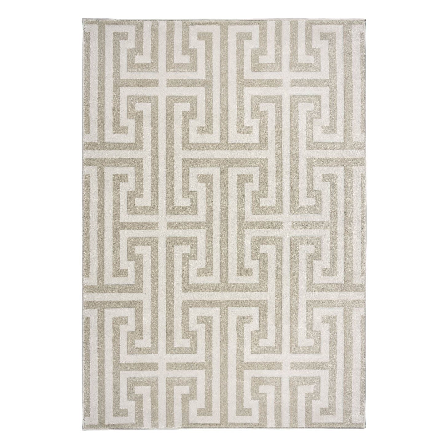 Origins Greek Key Cream Light Beige Rug