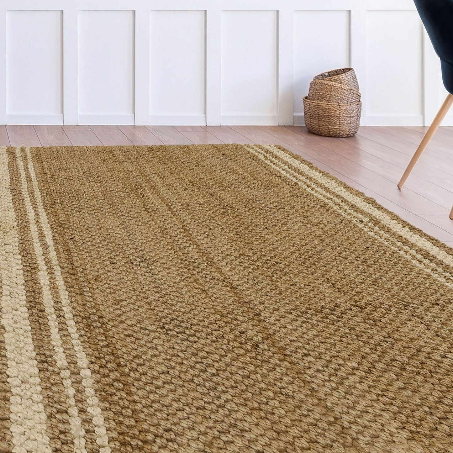 Jute Stripe Natural Rug