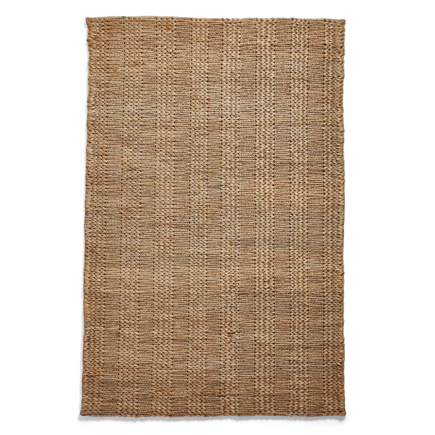 (Plain - Beige, 120 x 170 cm) Large 100 % Jute Rugs Handmade Eco-friendly Flatweave Rustic Natural Look Beige Brown Area Rug Plain Neutral Mat