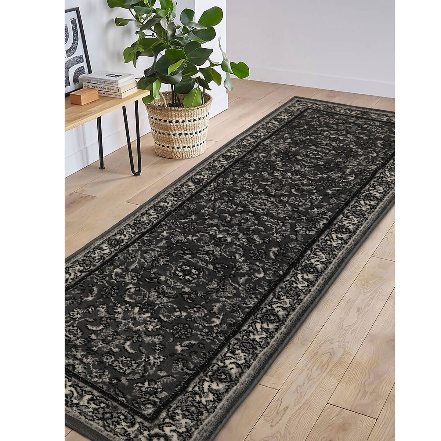 Maestro Beluchi Dark Grey Traditional Rug