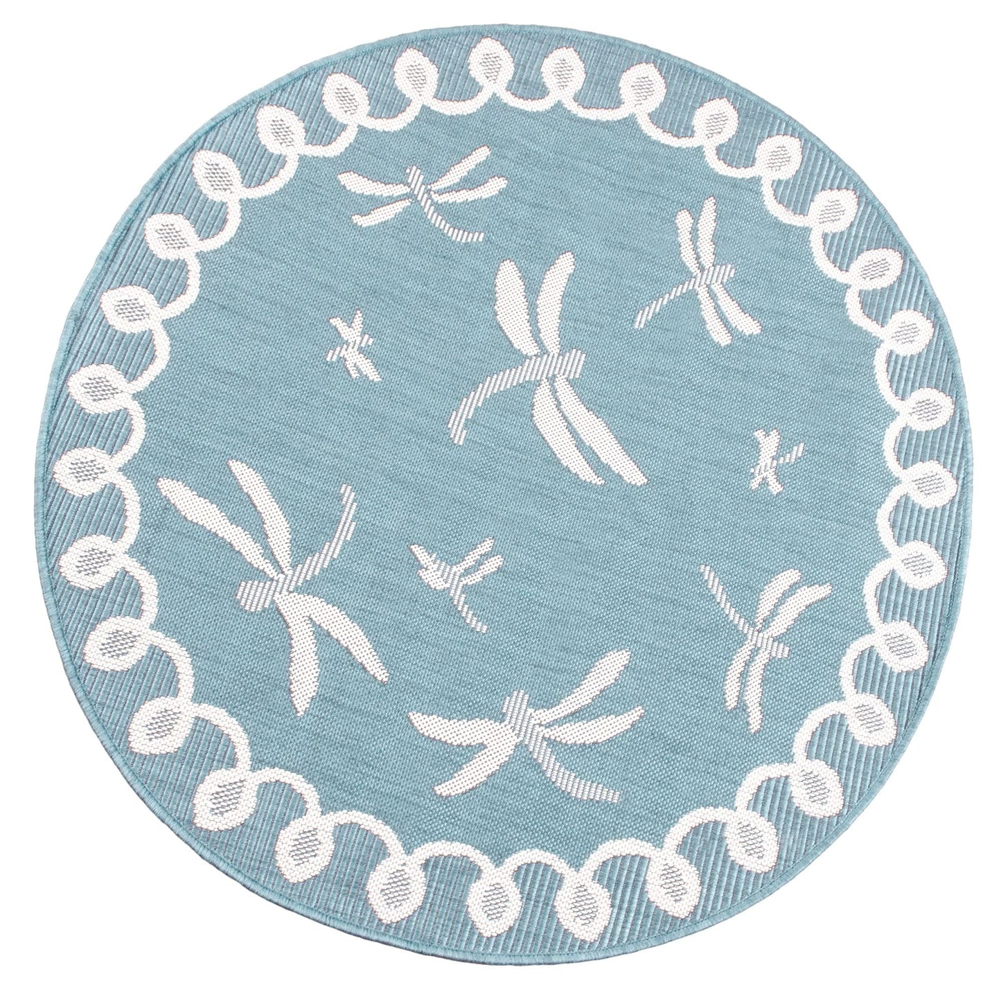 Terrace Dragonfly Teal Rugs
