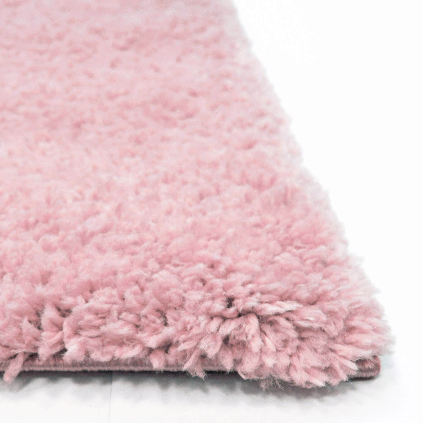 Snug Pink Plain Rug