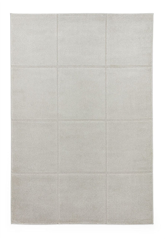 Elio 70100 Silver Modern Geometric Rug