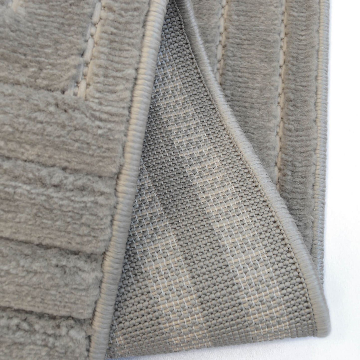 Malmo Maze Grey Contemporary Rug