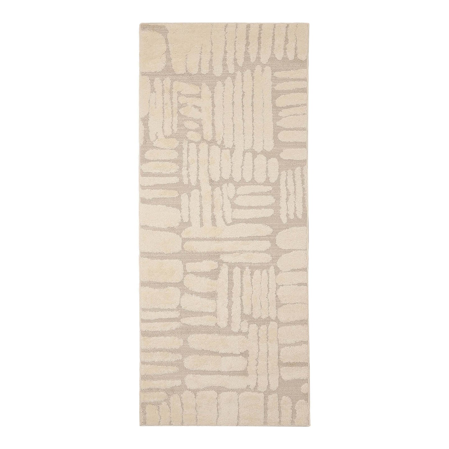 Ava Pave Cream Semi Plain Rug