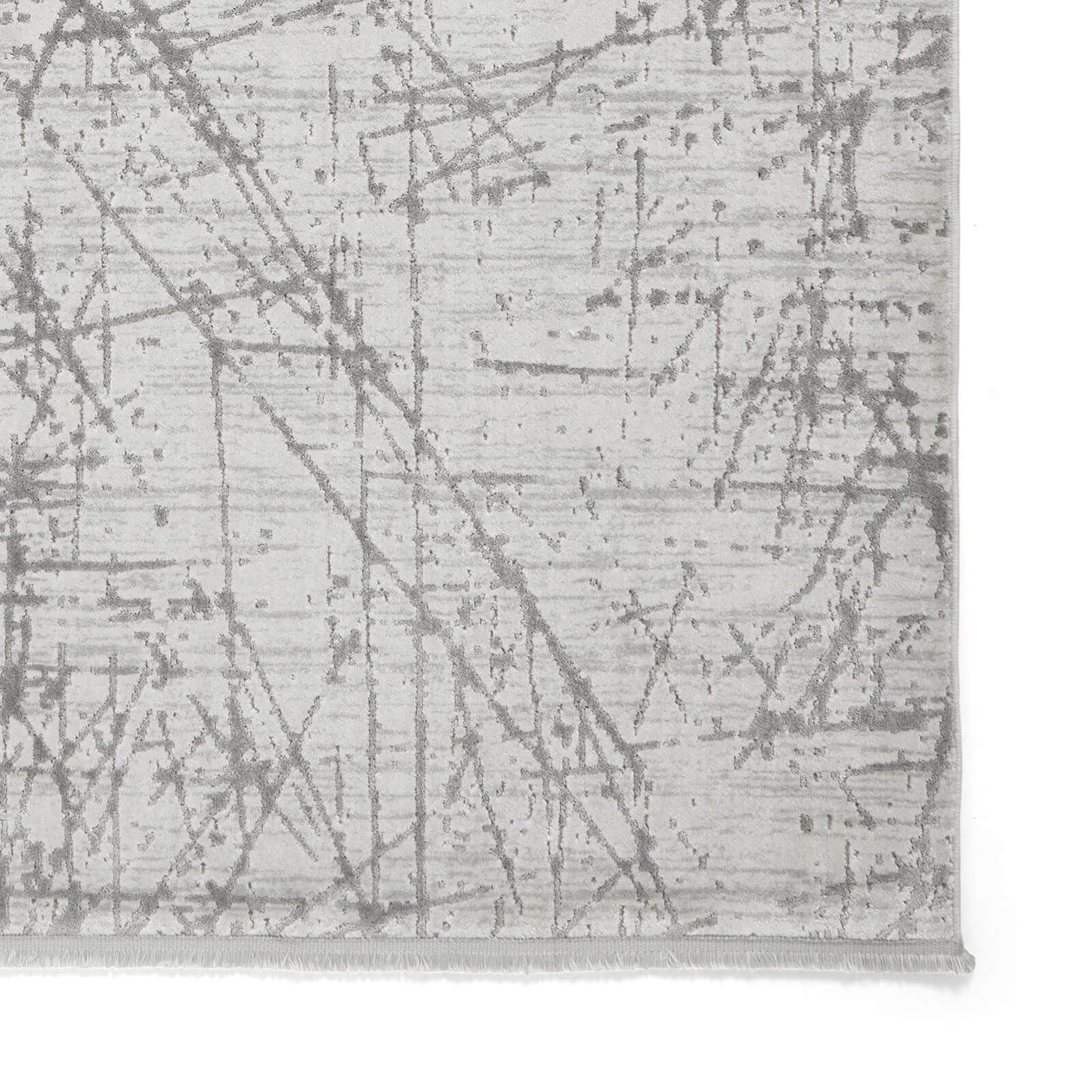 Mirage MR80 Grey Modern Abstract Rug - 200 x 290cm (6ft 6" x 9ft 6")